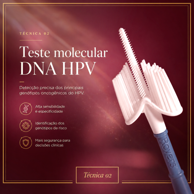 Teste molecular DNA-HPV
